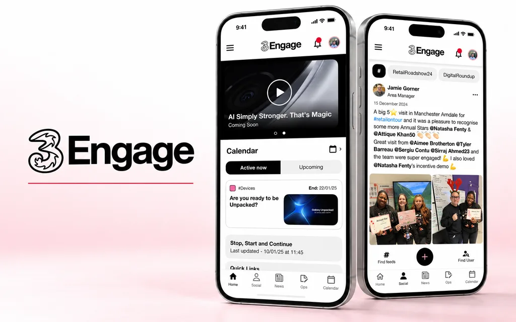 Three Engage illustrative product mockup